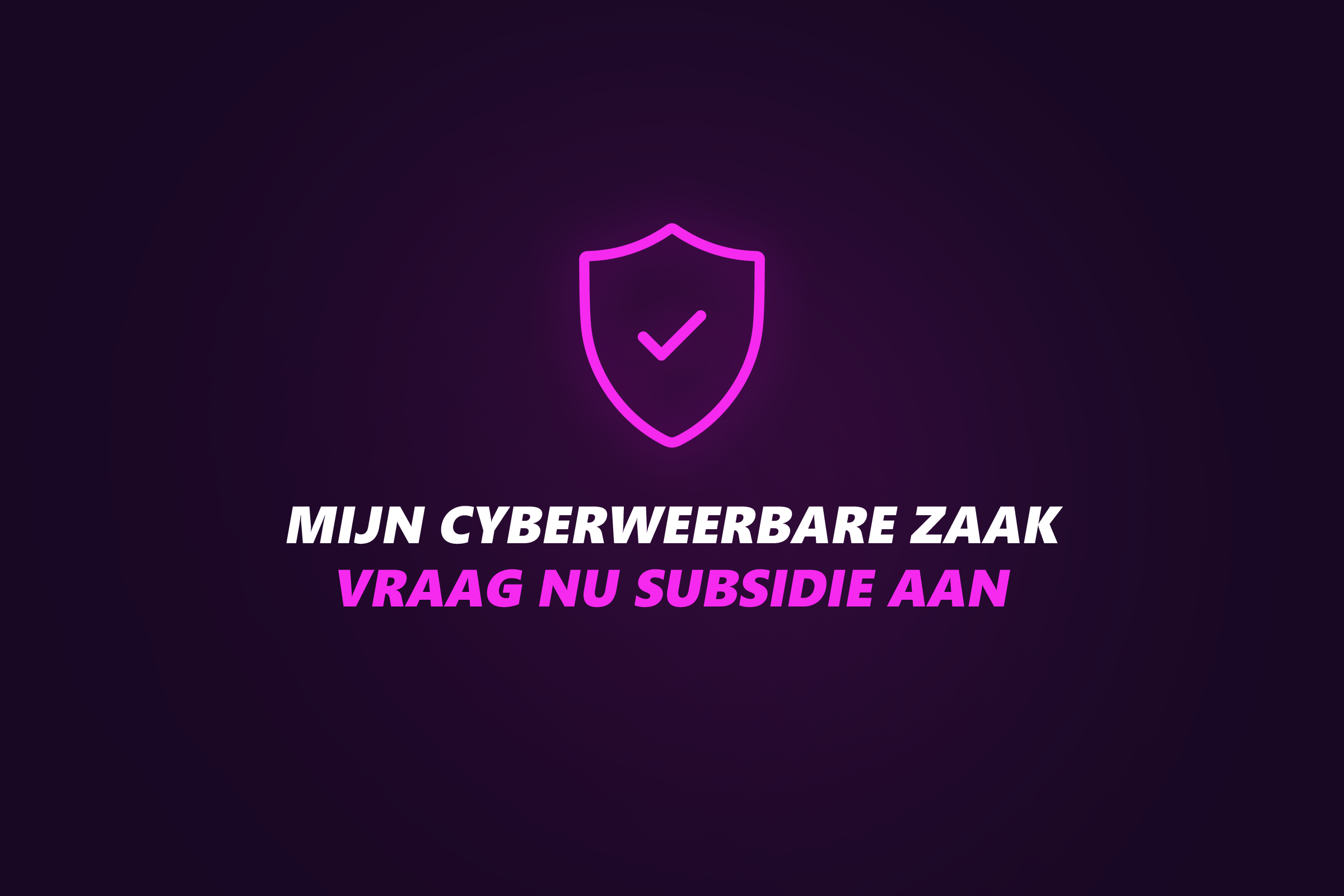 Nieuwe subsidie ‘Mijn cyberweerbare zaak’. tot €1.250 voor MKB-ondernemers